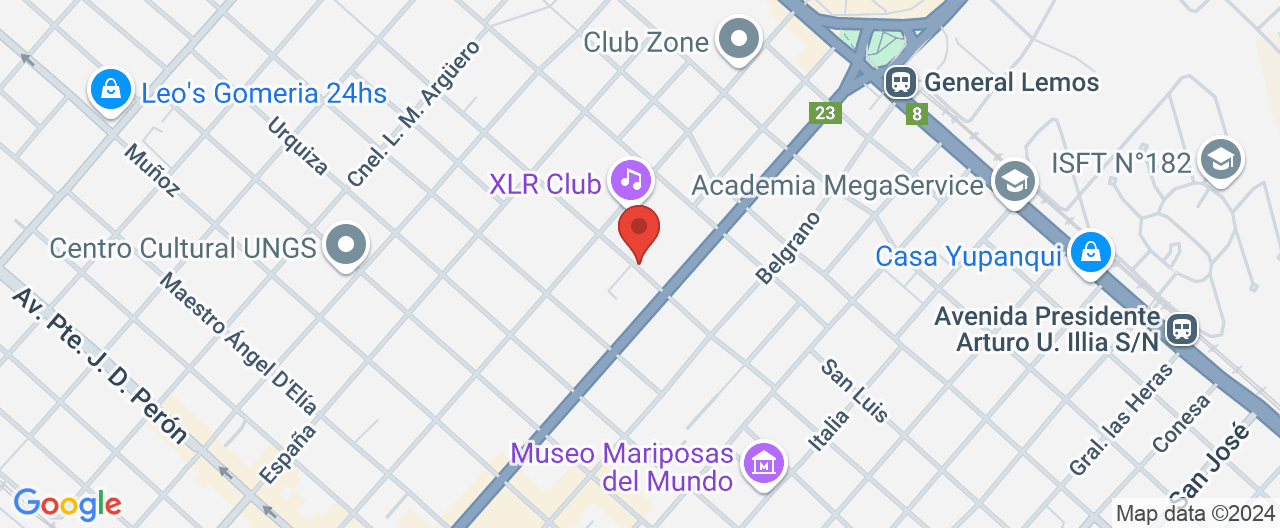 Mapa de la ubicación