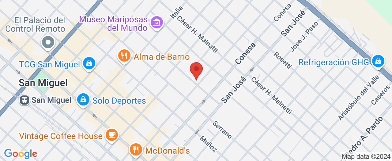 Mapa de la ubicación