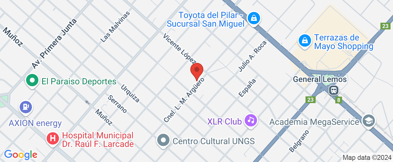 Mapa de la ubicación