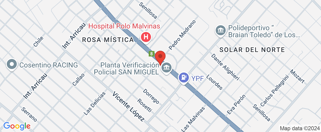 Mapa de la ubicación