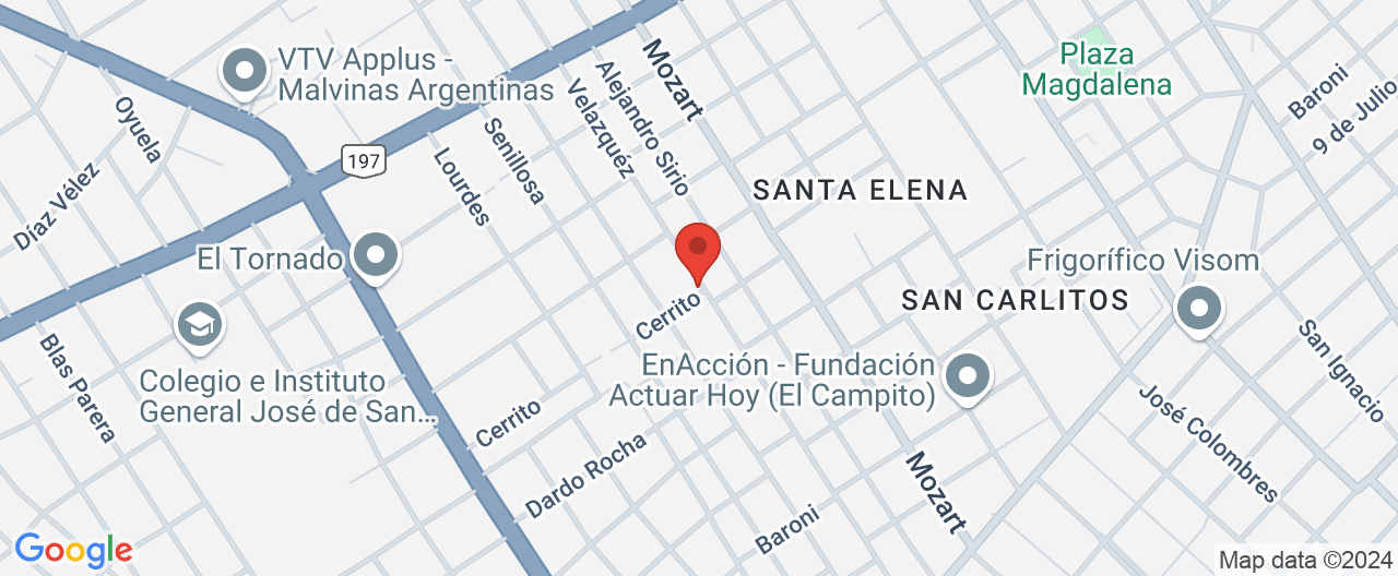 Mapa de la ubicación