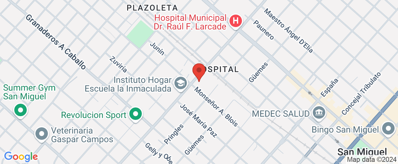 Mapa de la ubicación