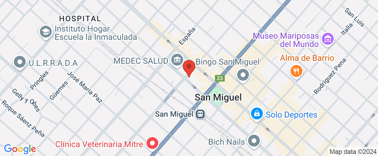 Mapa de la ubicación