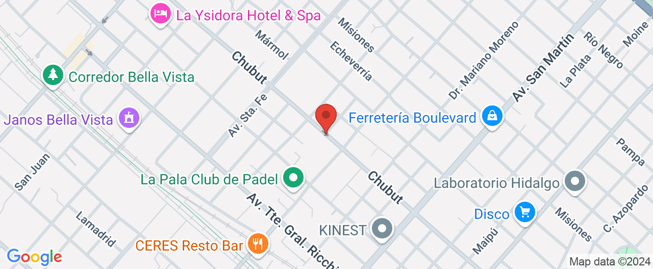 Mapa de la ubicación