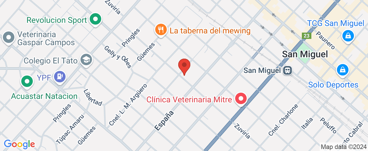 Mapa de la ubicación