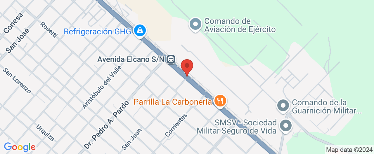 Mapa de la ubicación