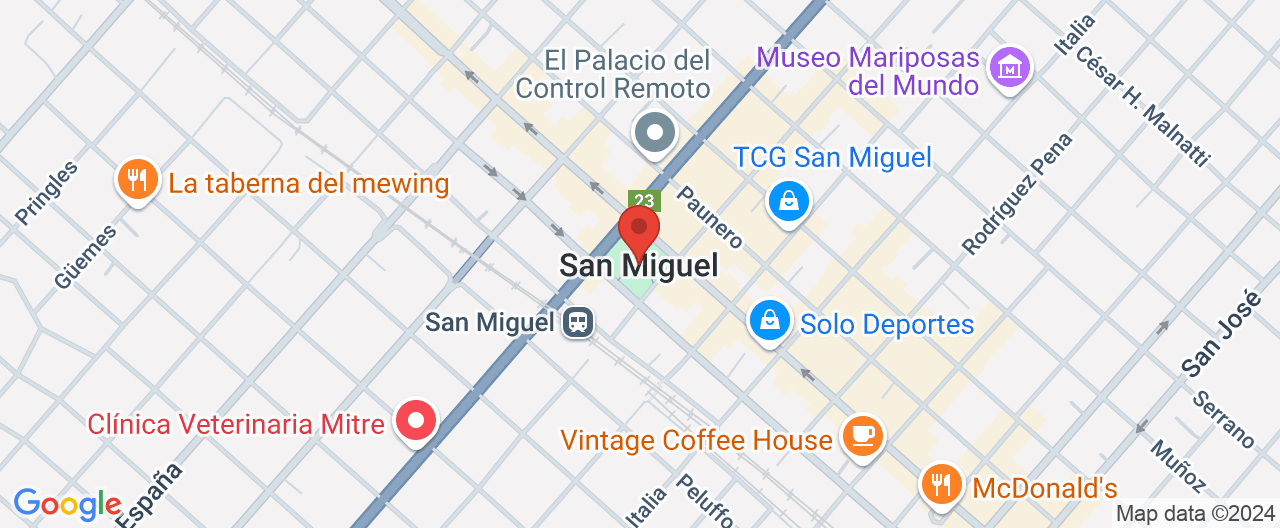Mapa de la ubicación