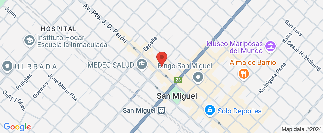 Mapa de la ubicación
