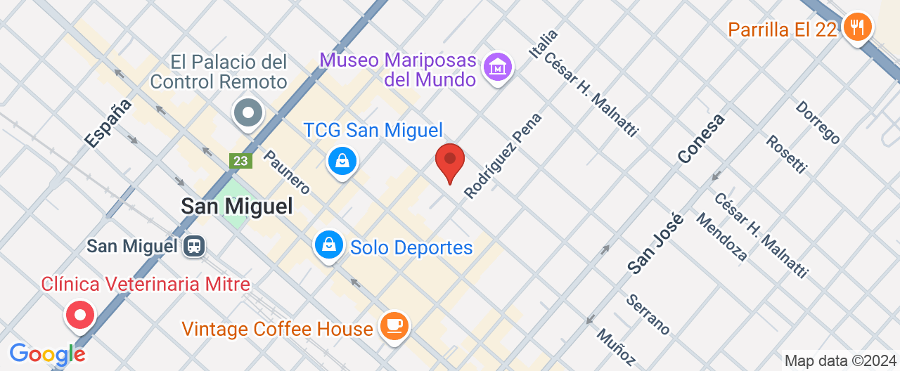 Mapa de la ubicación