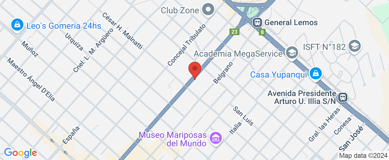 Mapa de la ubicación