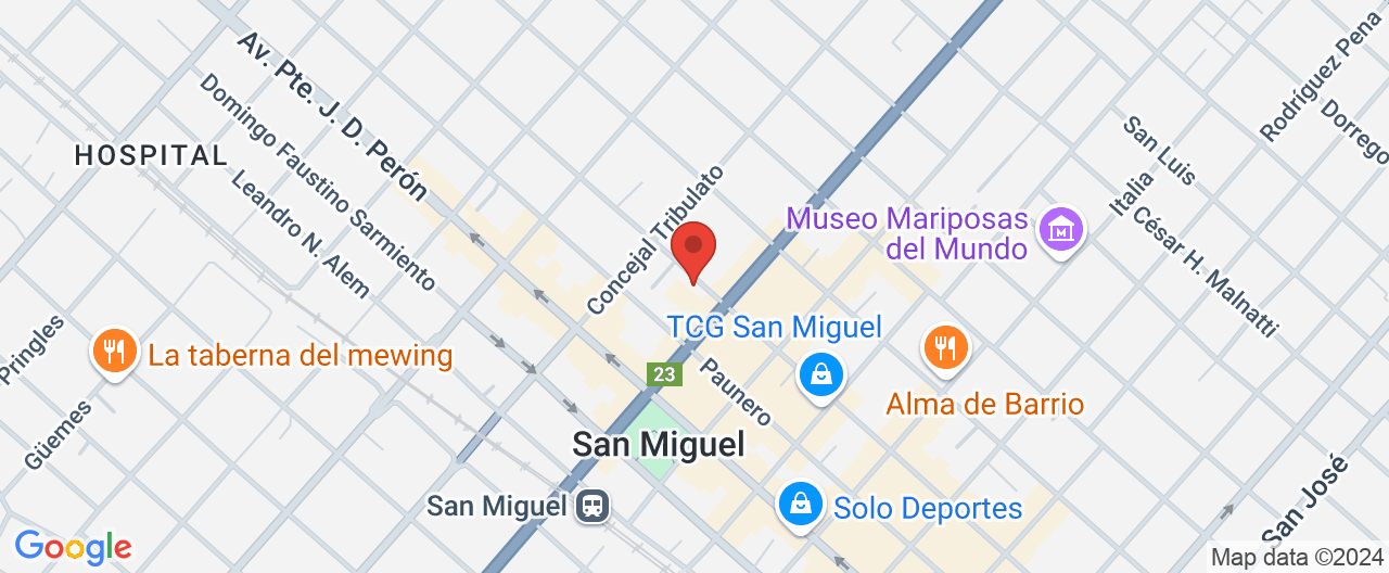 Mapa de la ubicación