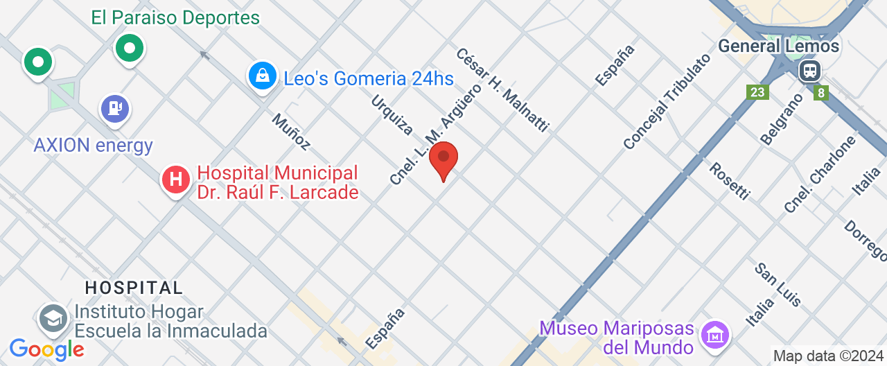 Mapa de la ubicación