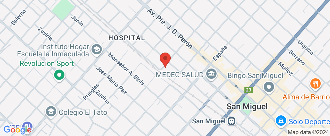 Mapa de la ubicación
