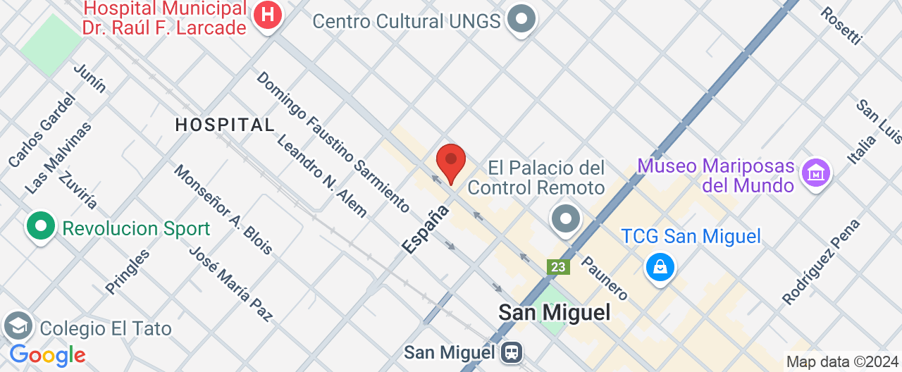 Mapa de la ubicación