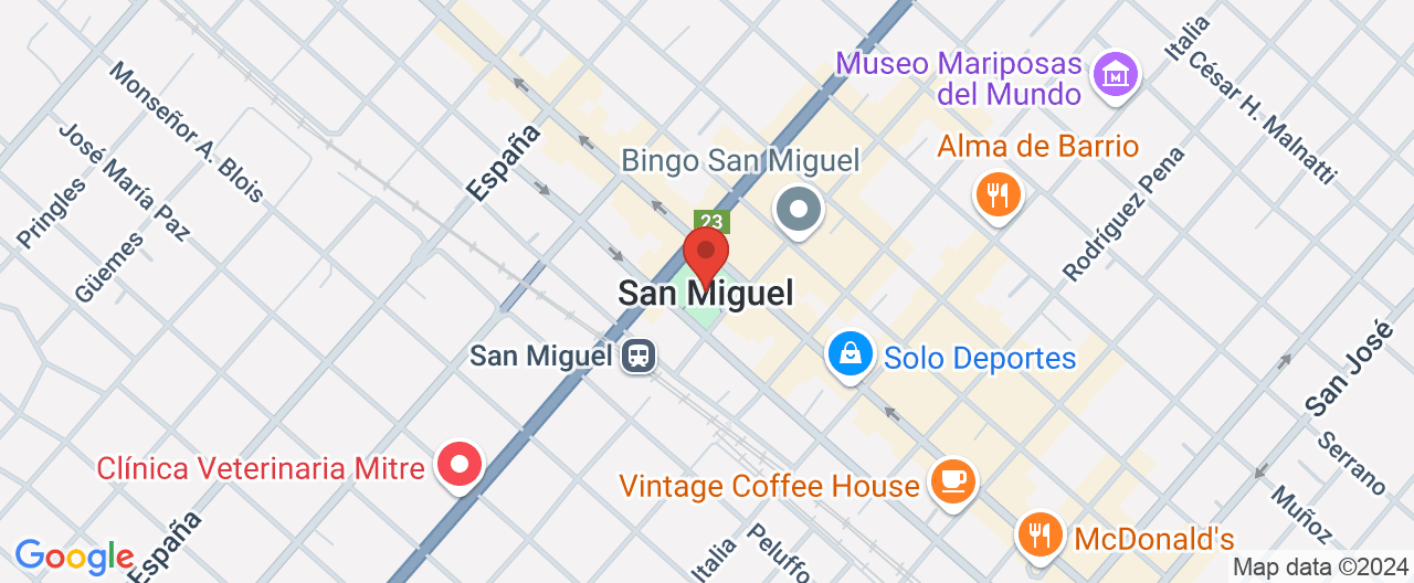 Mapa de la ubicación