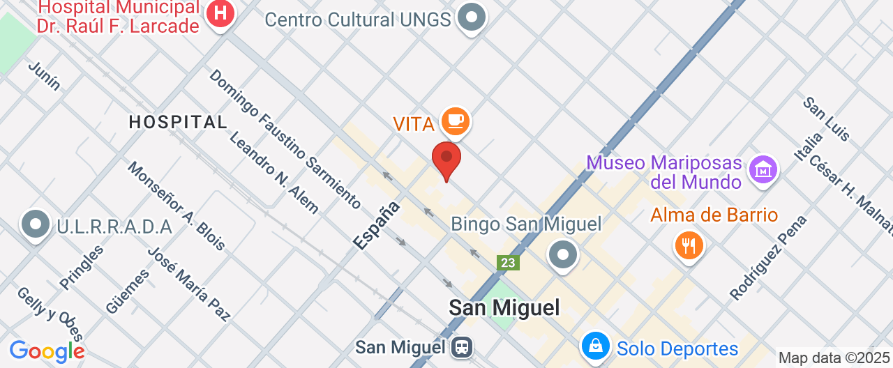 Mapa de la ubicación