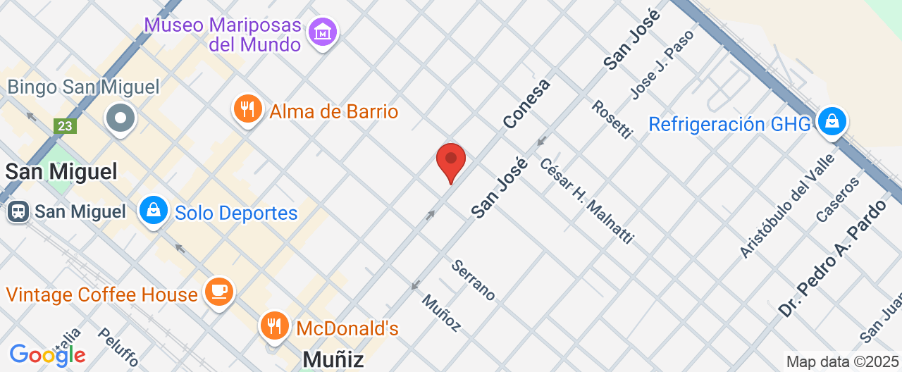 Mapa de la ubicación