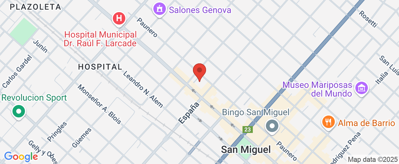 Mapa de la ubicación
