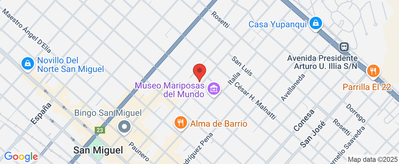 Mapa de la ubicación