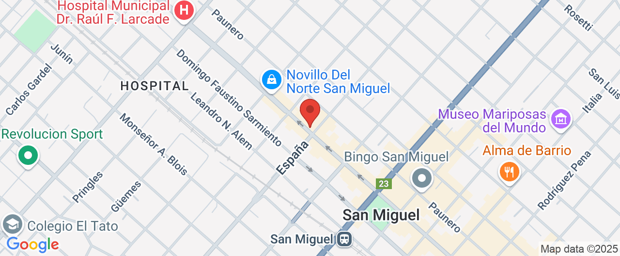 Mapa de la ubicación
