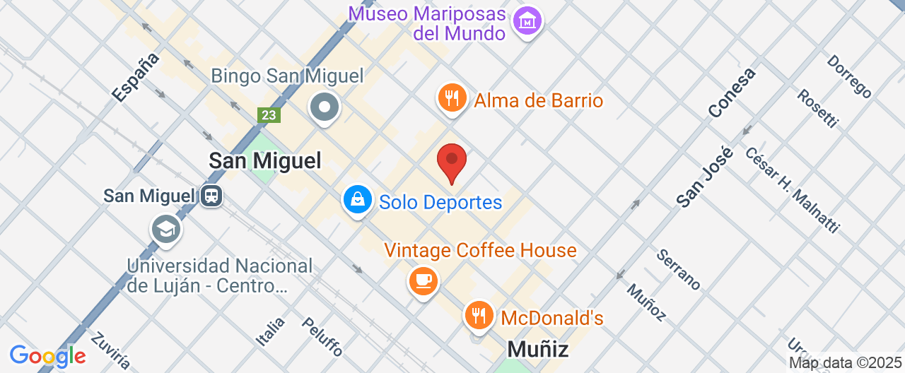 Mapa de la ubicación
