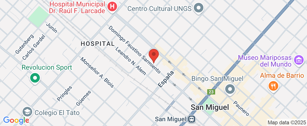 Mapa de la ubicación