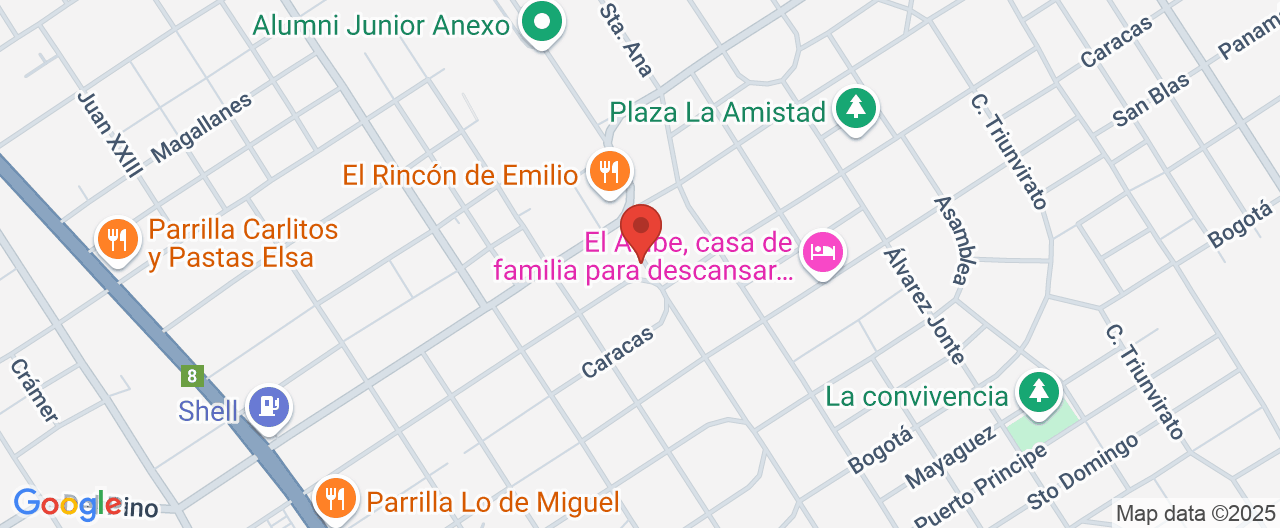 Mapa de la ubicación