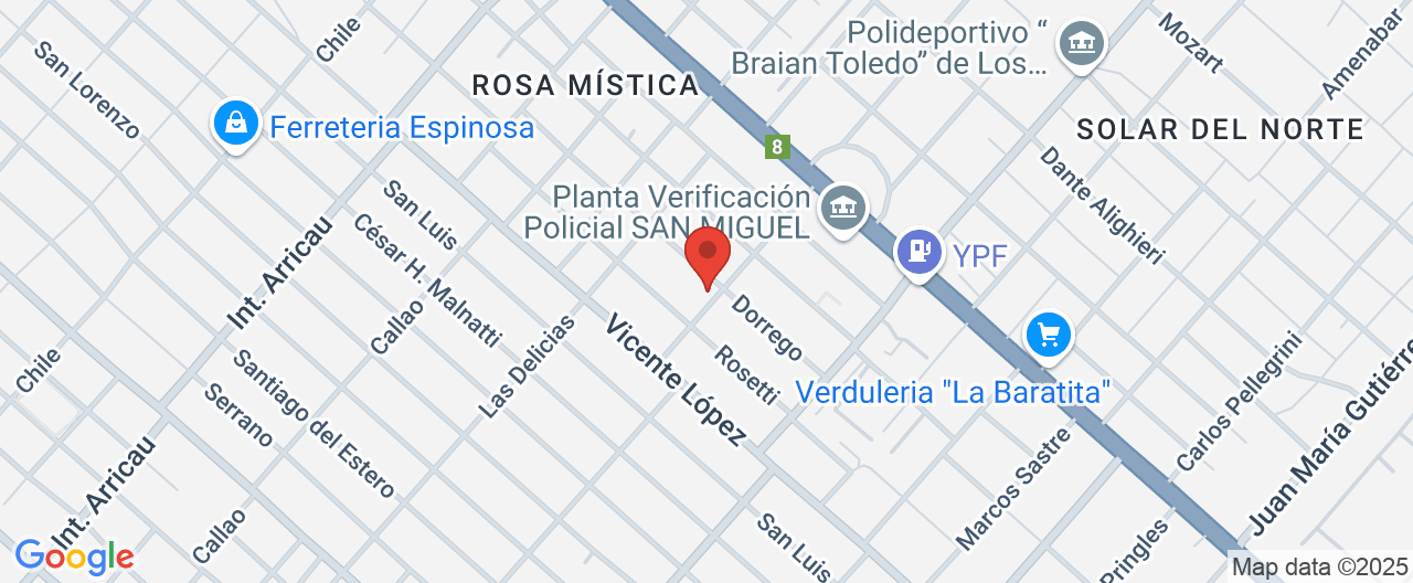Mapa de la ubicación