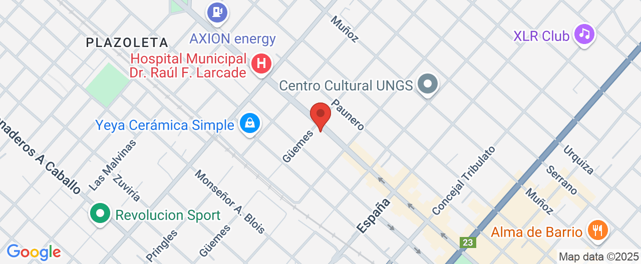 Mapa de la ubicación