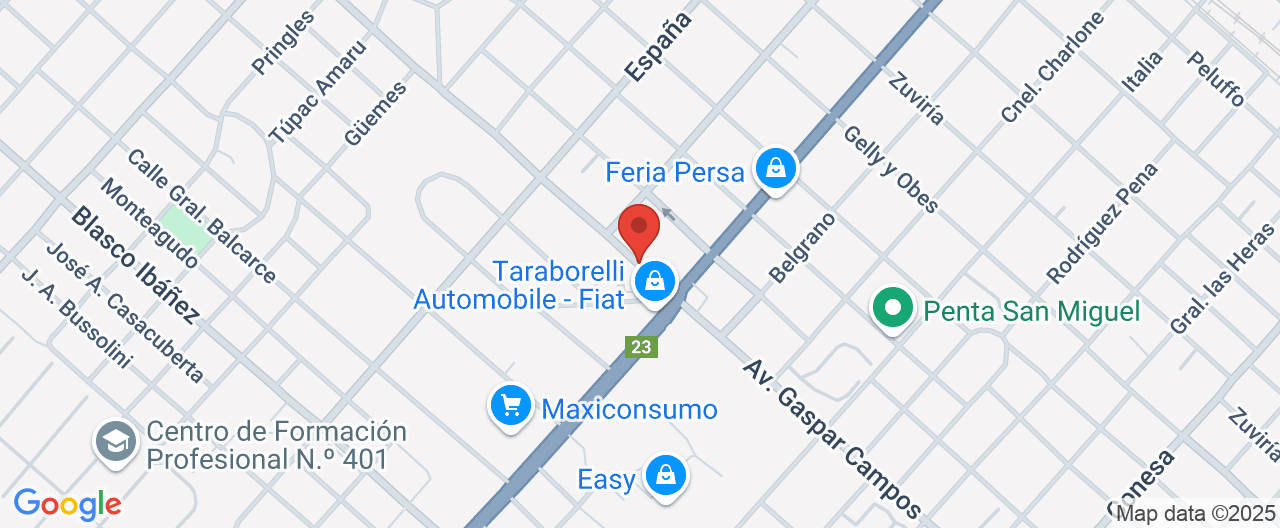 Mapa de la ubicación