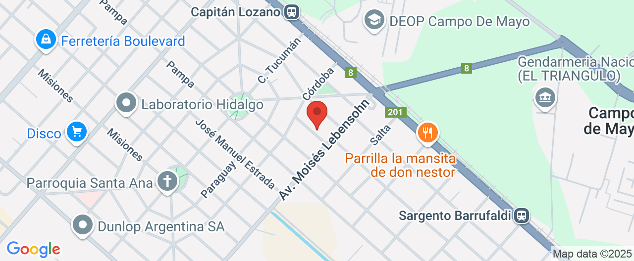 Mapa de la ubicación