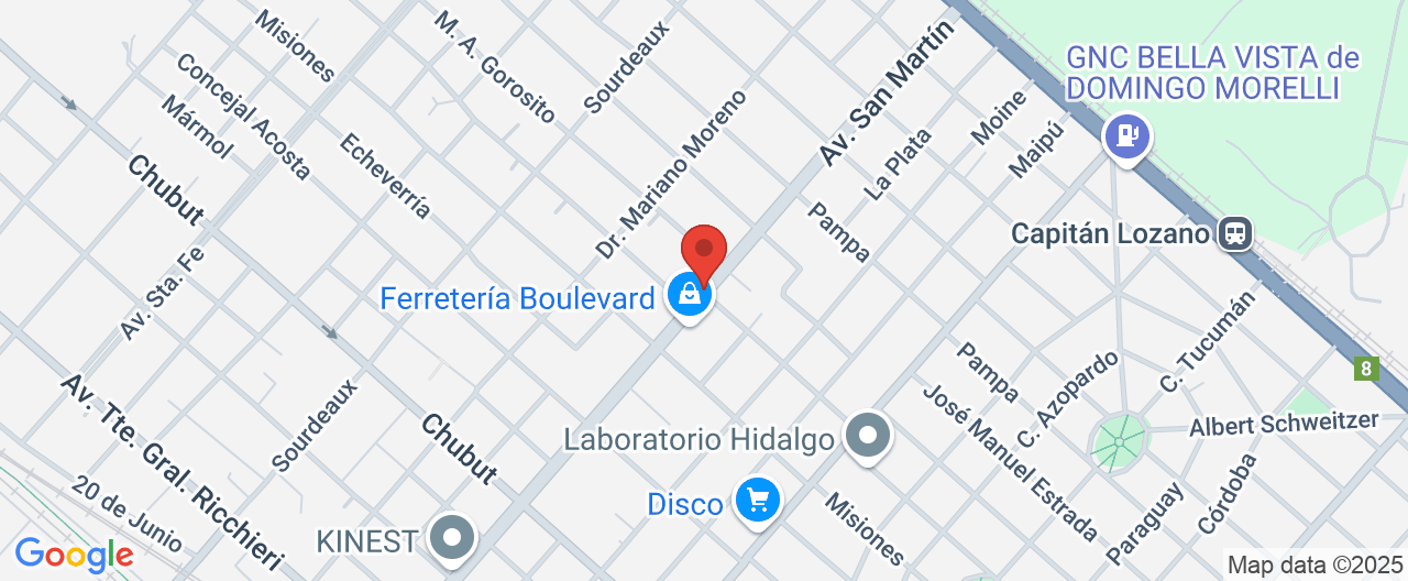 Mapa de la ubicación