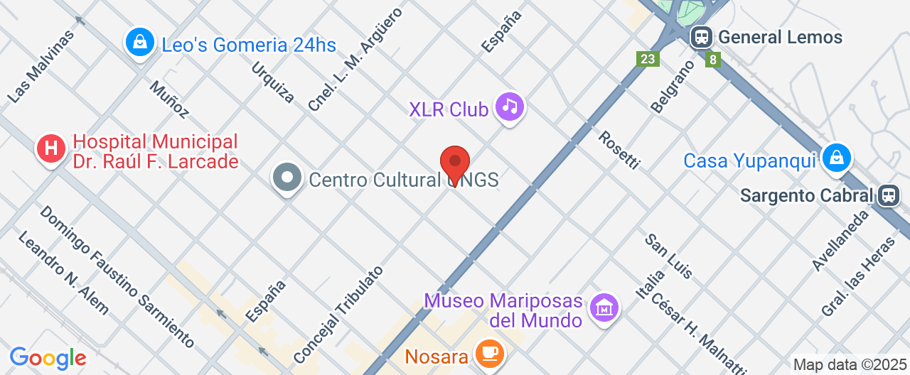 Mapa de la ubicación