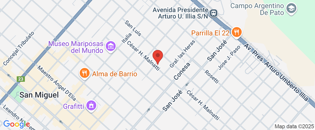 Mapa de la ubicación
