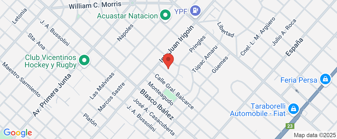 Mapa de la ubicación