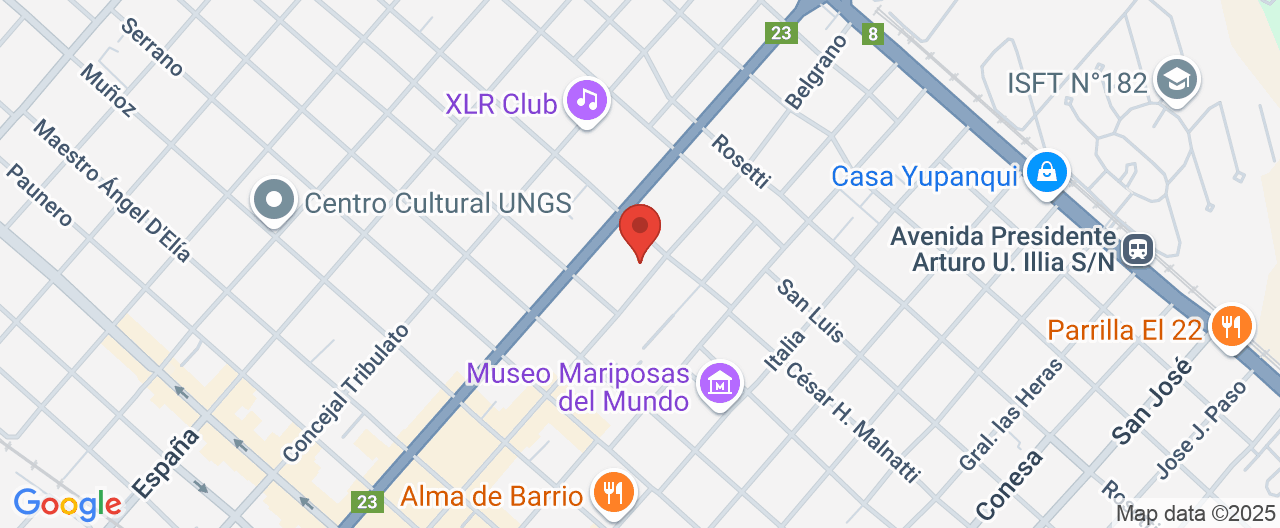Mapa de la ubicación