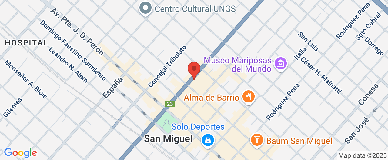 Mapa de la ubicación