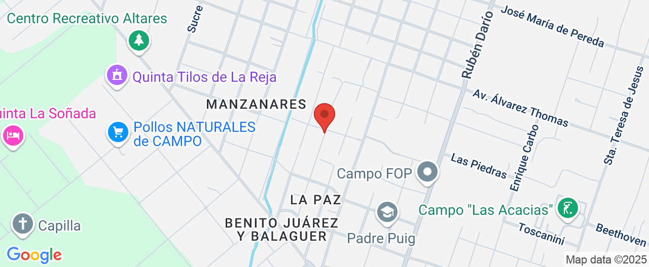 Mapa de la ubicación