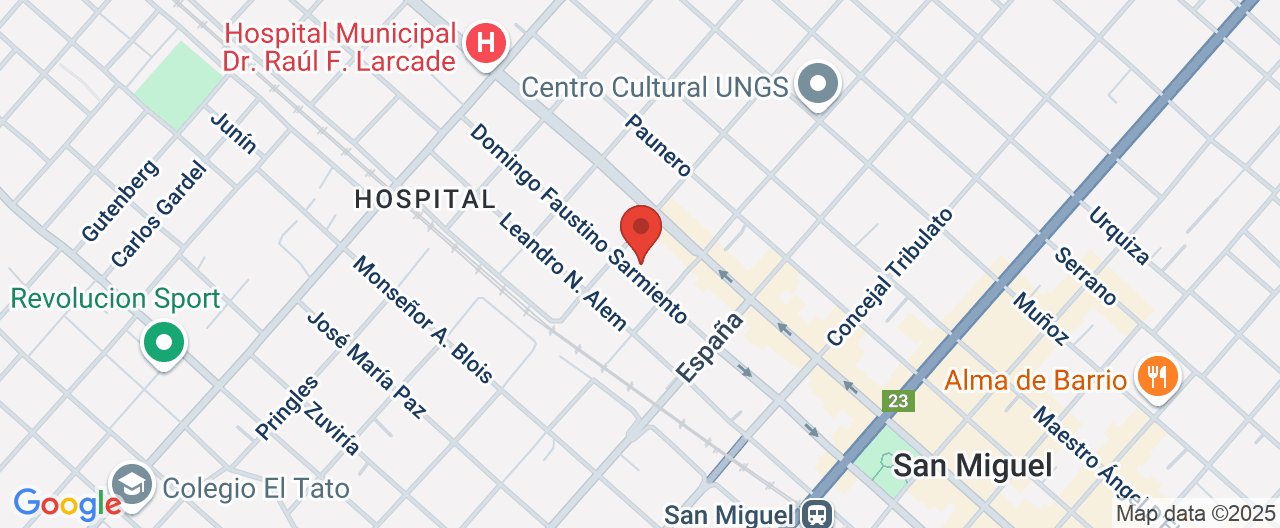 Mapa de la ubicación