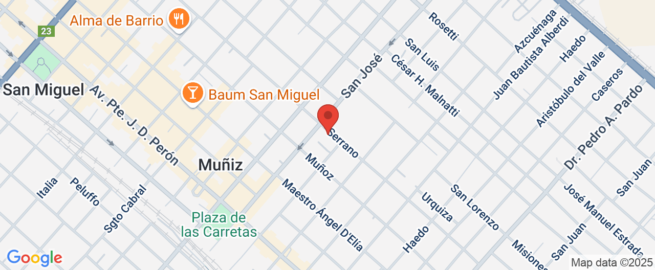 Mapa de la ubicación