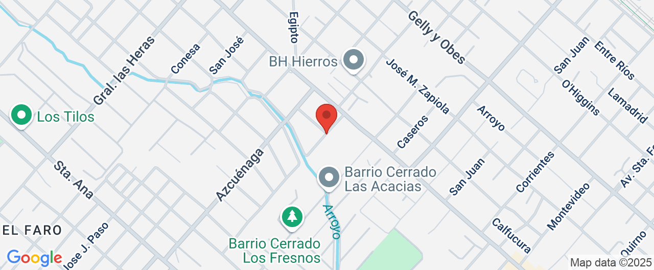 Mapa de la ubicación