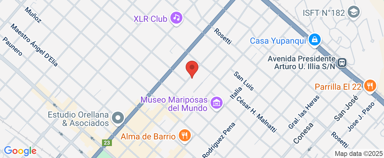 Mapa de la ubicación