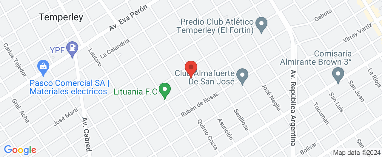 Mapa de la ubicación