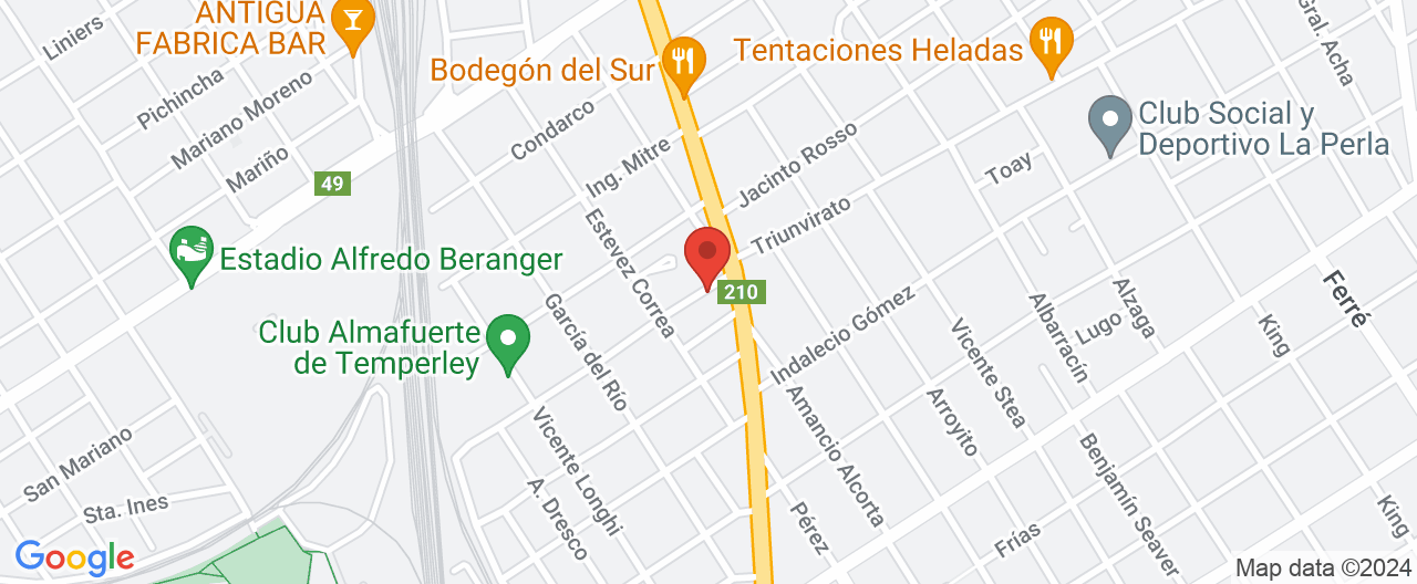 Mapa de la ubicación