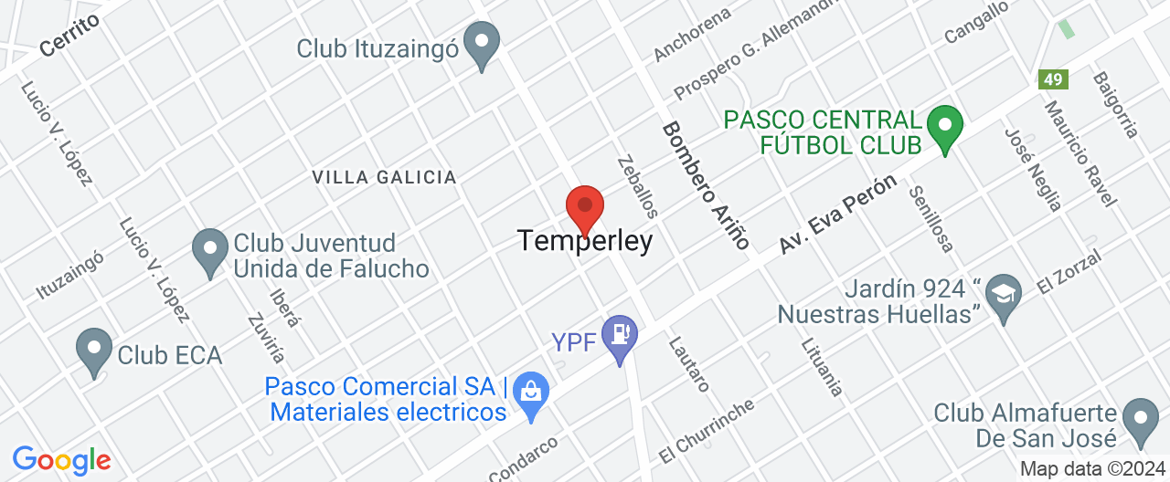 Mapa de la ubicación