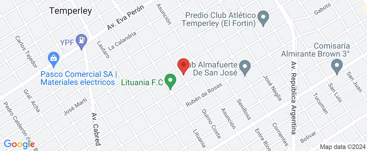 Mapa de la ubicación