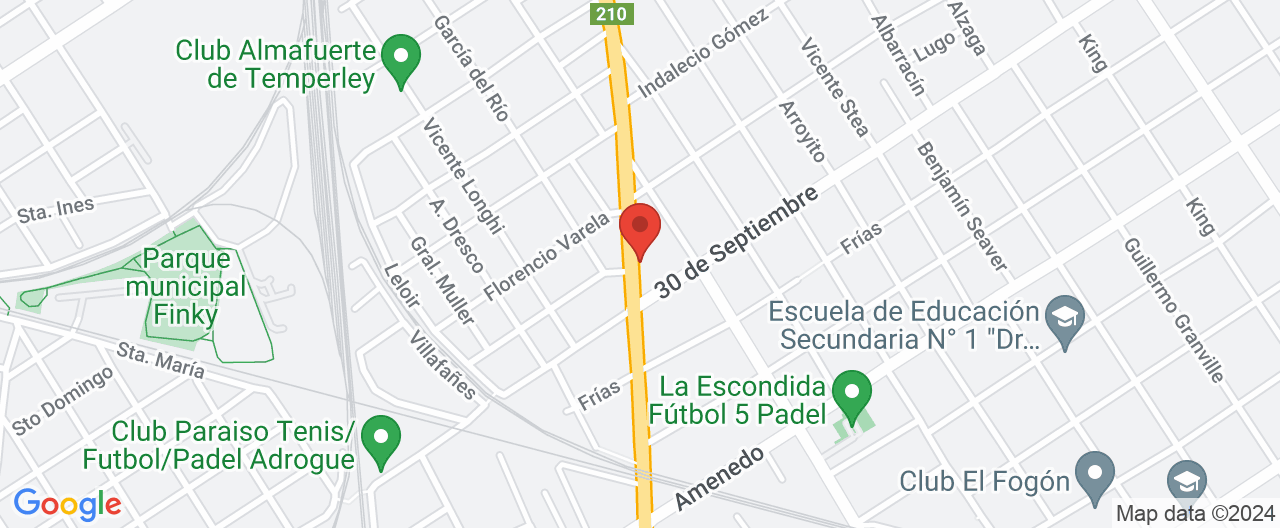 Mapa de la ubicación