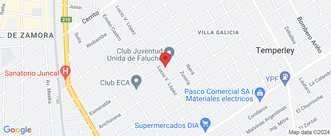 Mapa de la ubicación