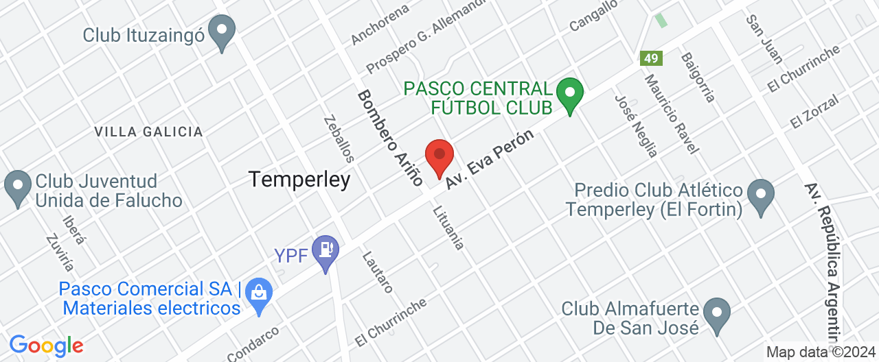 Mapa de la ubicación