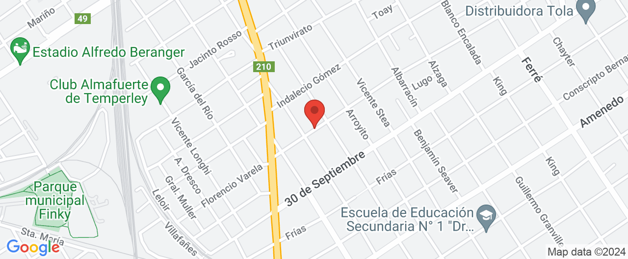 Mapa de la ubicación